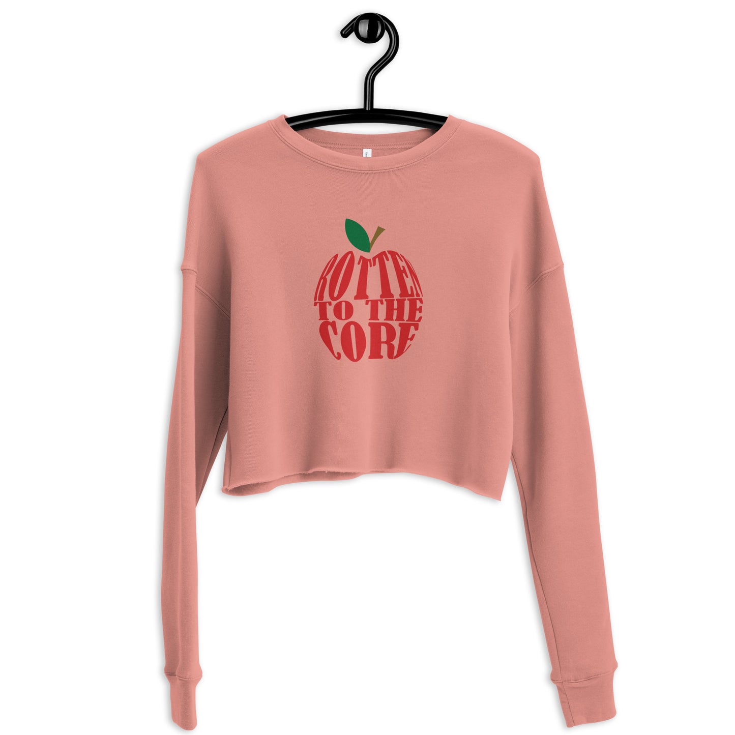 Rotten To The Core Poison Apple - Crop Sweatshirt
